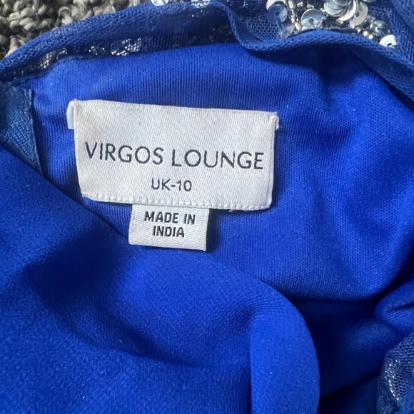 ASOS Virgos lounge embellished midi dres in cobalt. Size 6 US. - Picture 8 of 13